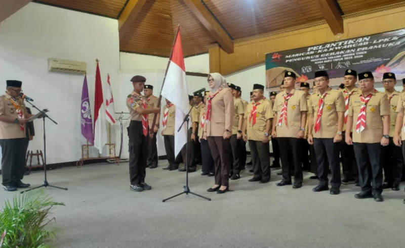 Pengurus Mabicab, Kwarcab, dan LPK Gerakan Pramuka Tanjabtim Resmi Dilantik