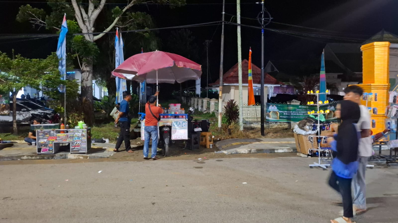 Pedagang Mengeluh, Harga Sewa Lapak di MTQ ke-54 Provinsi di Muaro Jambi Mahal