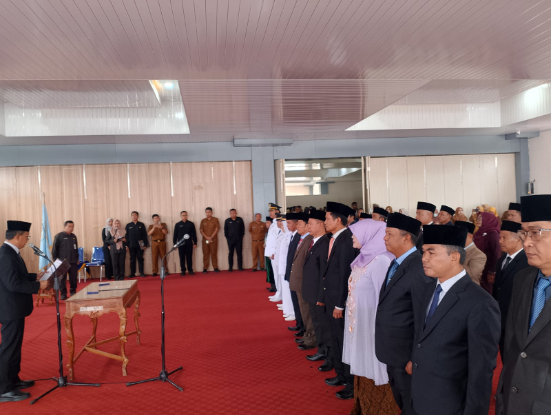 28 Pejabat Eselon III Kerinci Dilantik Wabup Murison, Ini Nama dan Jabatan Baru..