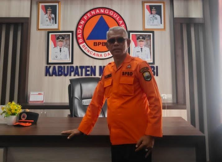 Kepala BPBD Muaro Jambi, Paruhuman Lubis.