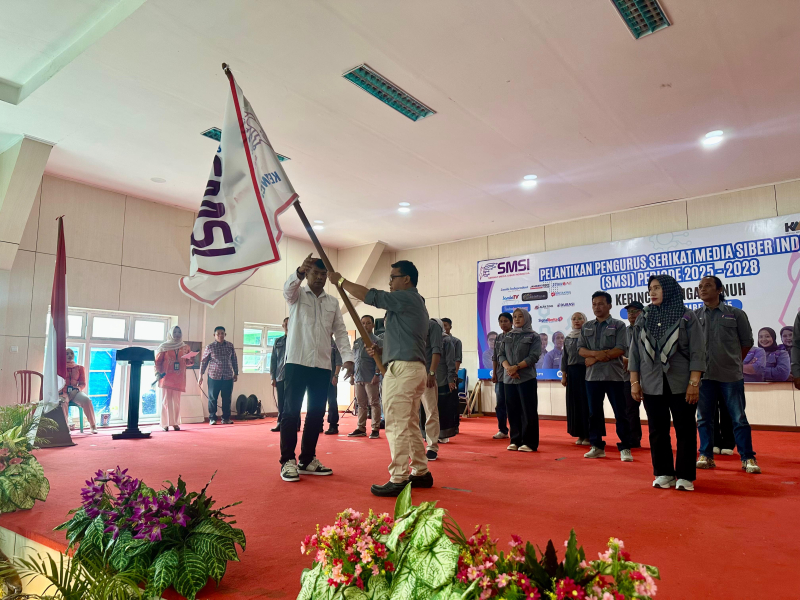 Pelantikan Pengurus SMSI Kerinci–Sungai Penuh Periode 2025–2028 Berlangsung Sukses
