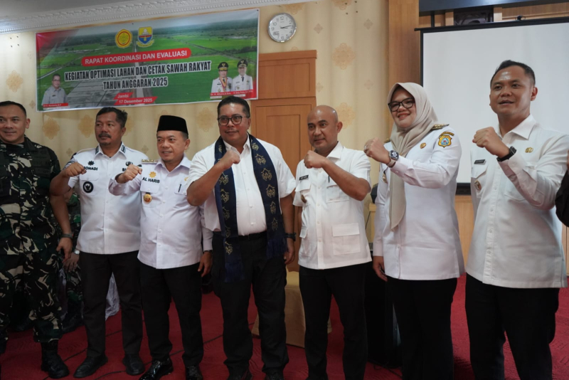 Ditjen LIP Kementan Percepat Oplah dan Cetak Sawah di Provinsi Jambi