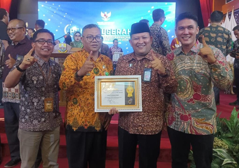 Nilai Tertinggi, PA Muara Bulian Kelas I B Raih Predikat “Informatif” dari KI Prov Jambi