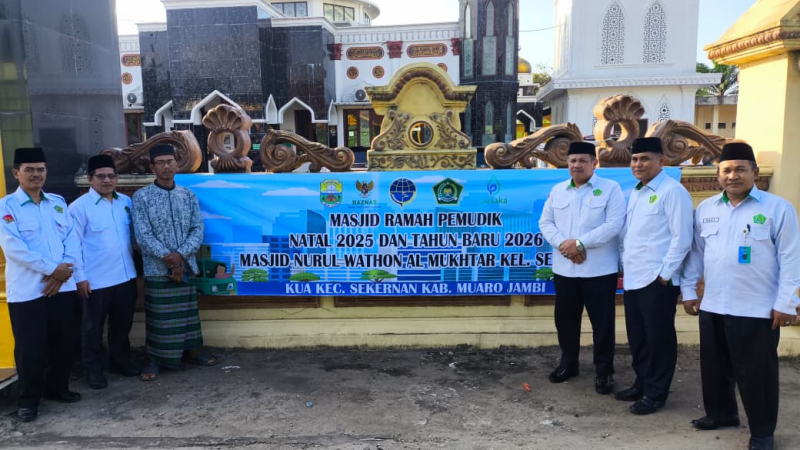 Dukung Kenyamanan Pemudik Nataru, Kemenag Muaro Jambi Siapkan Masjid Singgah