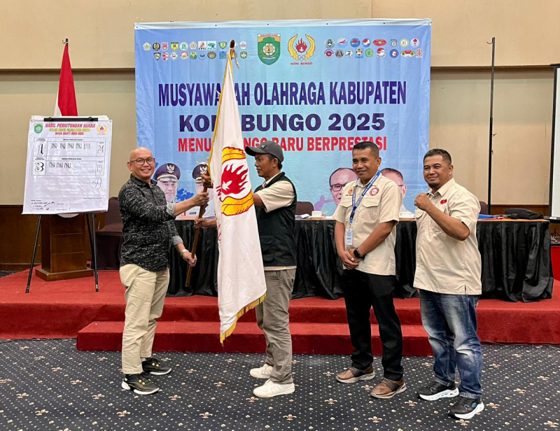 Lewat Dua Putaran, Mahilli Menangi Pemilihan Ketua Umum KONI Bungo