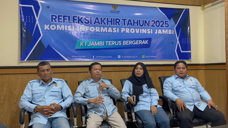 Refleksi Akhir Tahun 2025, KI Jambi Terima 32 Sengketa, Mulai dari PBJ, Lahan Hingga CSR