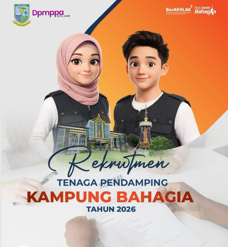 Ada Loker Ni! Pemkot Jambi Rekrutmen Pendamping Kampung Bahagia 2026