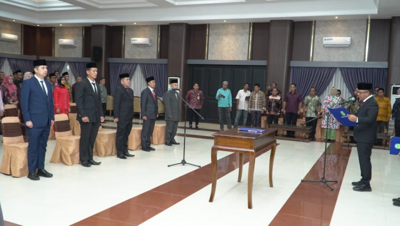 Wakil Bupati Tebo Resmi Lantik Pejabat Eselon II Hasil Seleksi JPT