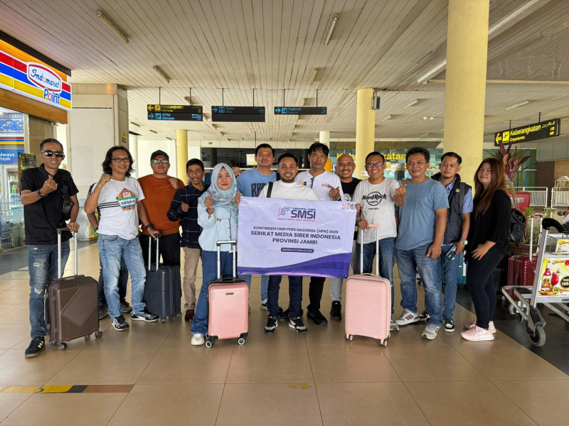 18 Anggota SMSI Jambi Berangkat Hadiri Rangkaian HPN 2026 di Banten