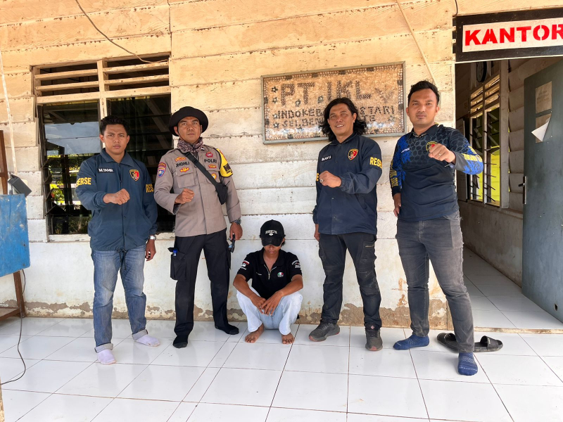 Tusuk Rekan Kerja, Karyawan PT IKL Diamankan Polsek Sadu