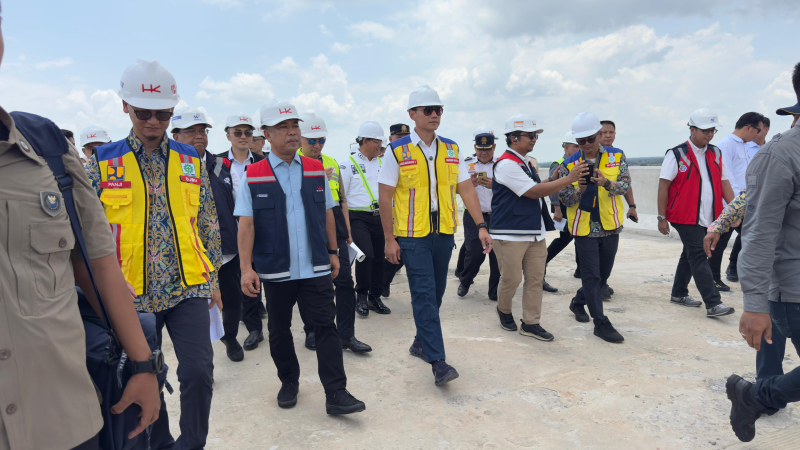 AHY Tinjau Progres Tol Palembang–Betung dan Jembatan Musi V, Siap Difungsikan Lebaran 2026