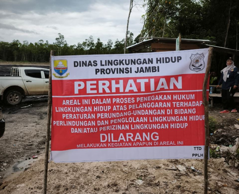 Setelah Disegel DLH, Stockpile Batubara di Tenam Batanghari Wajib Bayar Denda