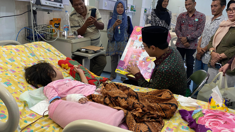 Ramadan Penuh Doa untuk Cia, Balita Suspect Leukemia Dikuatkan Wawako Diza