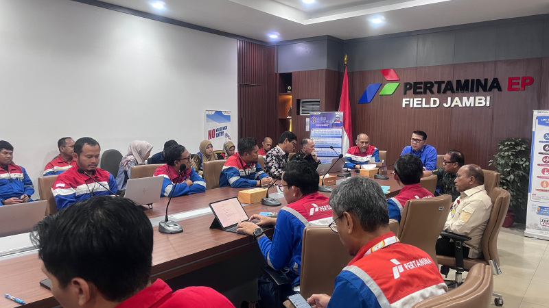 Bahas Soal Lifting, Sumur Minyak dan Zona Merah, Fasha Gelar Pertemuan di Kantor Pertamina EP Field Jambi 