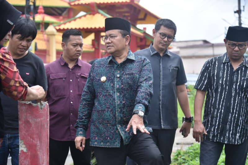 Wali Kota Maulana Tinjau Daerah Rawan Banjir di Kota Jambi, Langkah Antisipasi Ditingkatkan