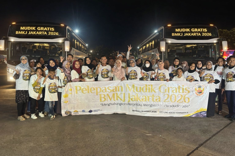 Dilepas Wamenaker Afriansyah Noor, BMKJ Jakarta Fasilitasi 250 Perantau Jambi Pulang Kampung Gratis