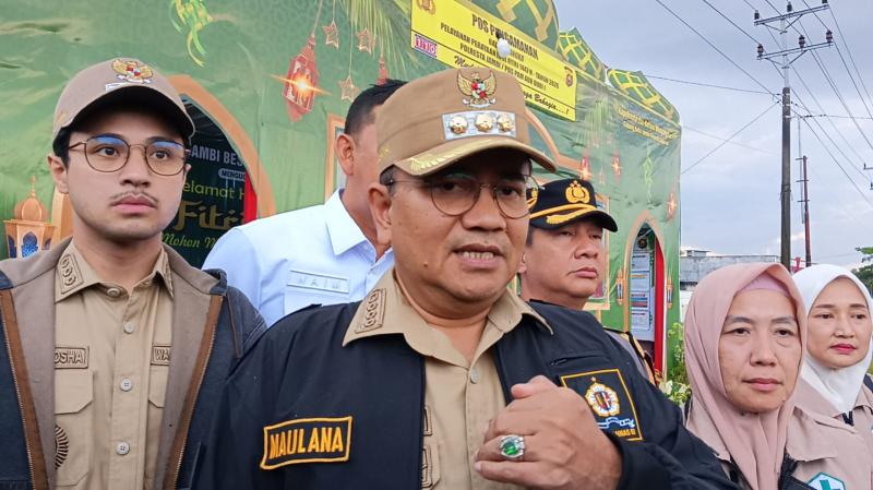Wali Kota Maulana Turun Langsung! Pintu Masuk Kota Jambi Dijaga Ketat Jelang Lebaran