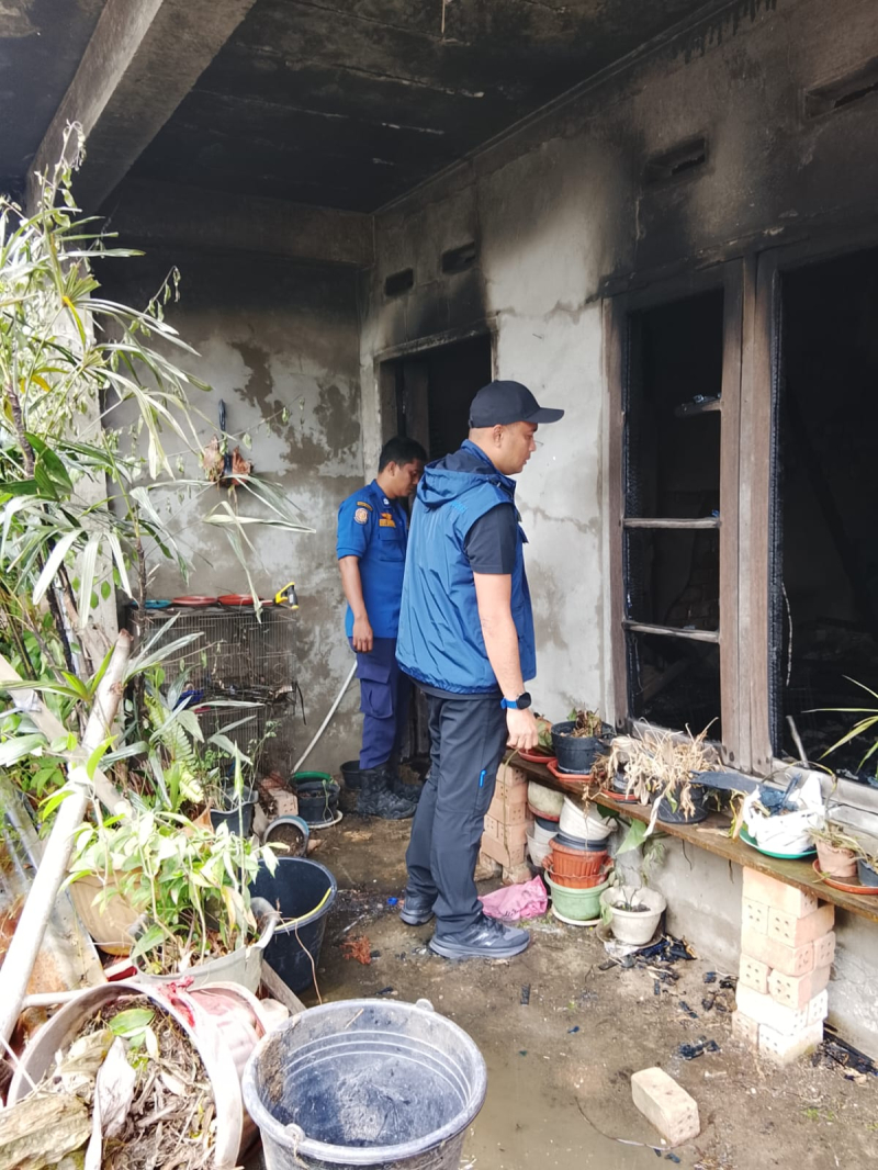 Kebakaran Hebat di Mendalo Asri, Pemilik Rumah Tewas Terpanggang