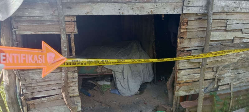 GEGER! Lansia Ditemukan Meninggal di Pondok Kebun di Jaluko