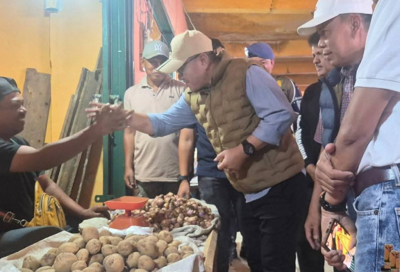 Wako Alfin Tinjau Pasar Tanjung Bajure, Serap Aspirasi Pedagang dan Pengunjung