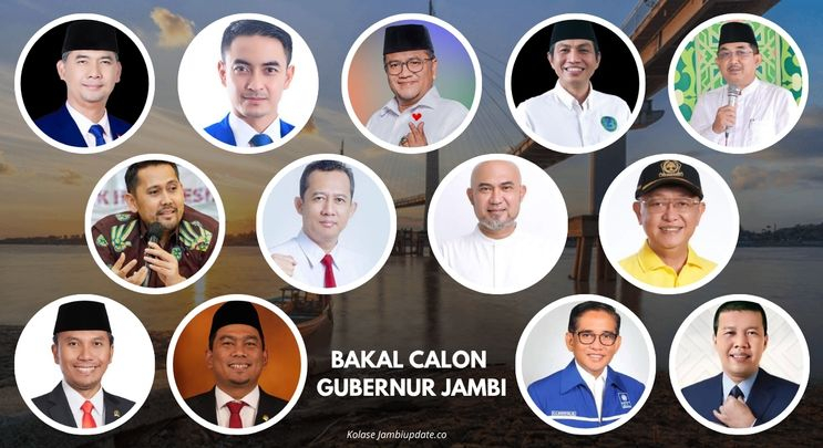 Kolase Bakal Calon Gubernur Jambi.