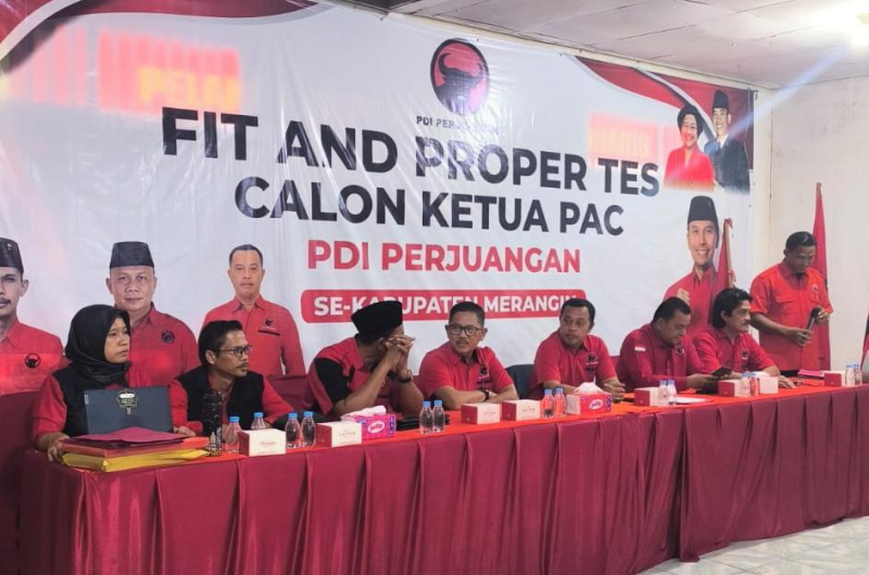 PDIP Rampungkan Fit and Proper Test Ketua PAC Se-Provinsi Jambi