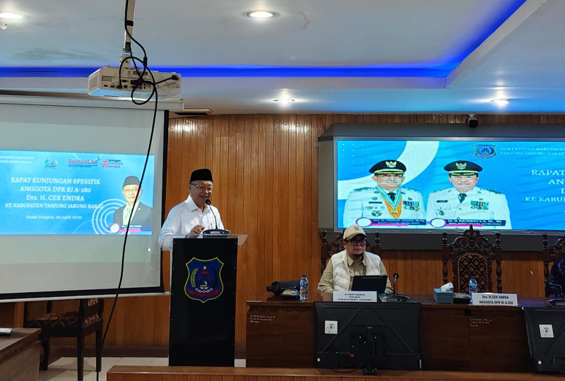 Cek Endra Berang Jadestone Energy Hanya Utus Staf di Kunker Spesifik DPR-RI Tanjabbar

